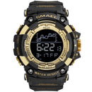 Relógio Smael Militar 1802 - Digital Watch relógio 024 AmploTech Preto/Dourado 